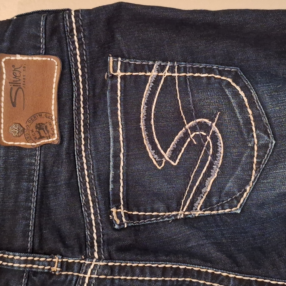 Silver Berkley Slim Straight Jeans - Picture 5 of 8
